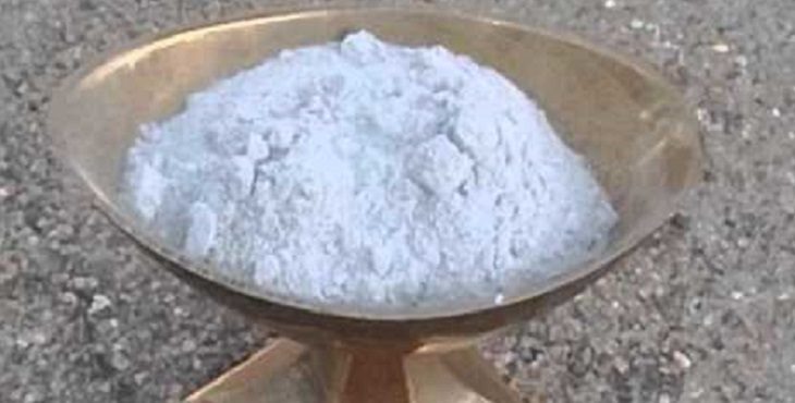 Image of the white powder of ‘Sacred Ash’ or Vibhuti. Transcending The Pattern Of Incomplete Ascension