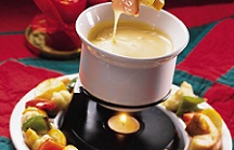 Cheese Fondue with Vegetables