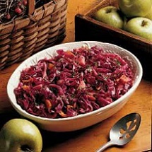 Red Cabbage with Sour Green Apples