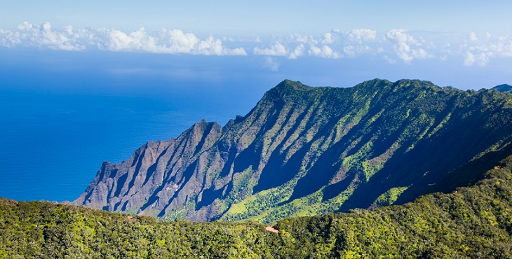 Image of the spectacular Na Pali coast in Kauai. Star Seeds Archive #6