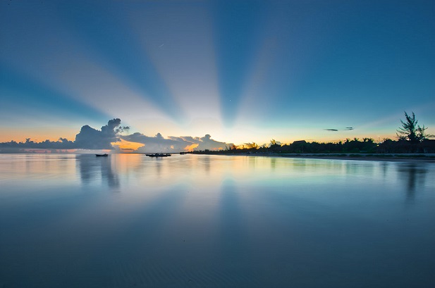 Image of the mesmerizing lights at Holbox about 68 miles from the Riviera Maya.